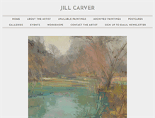 Tablet Screenshot of jillcarver.com
